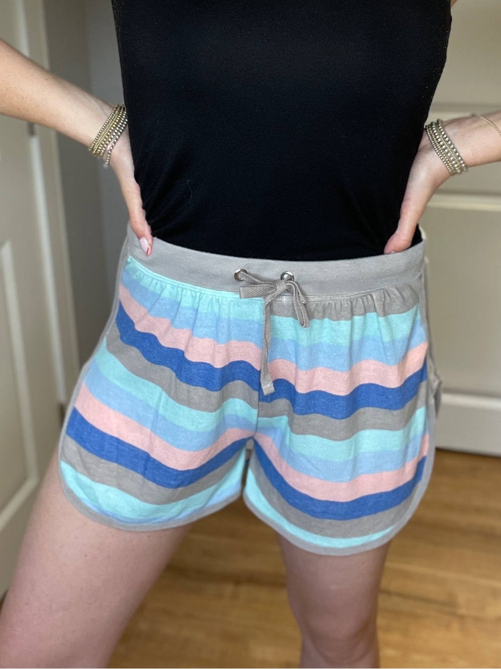 Comfy Striped Shorts